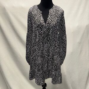 Black and White Polka Dot Dress